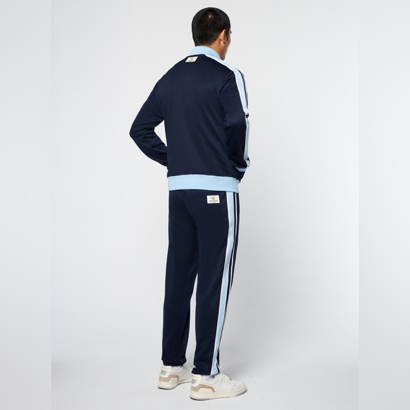 Sergio Tacchini MONTE TRACK JACKET ARCHIVIO- MARITIME BLUE & PANTS SET - Picture 6 of 14